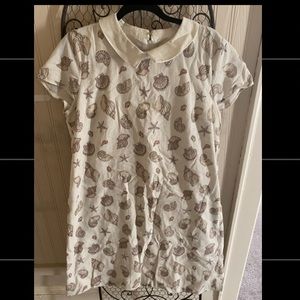 ModCloth Sea Shell Collar Dress